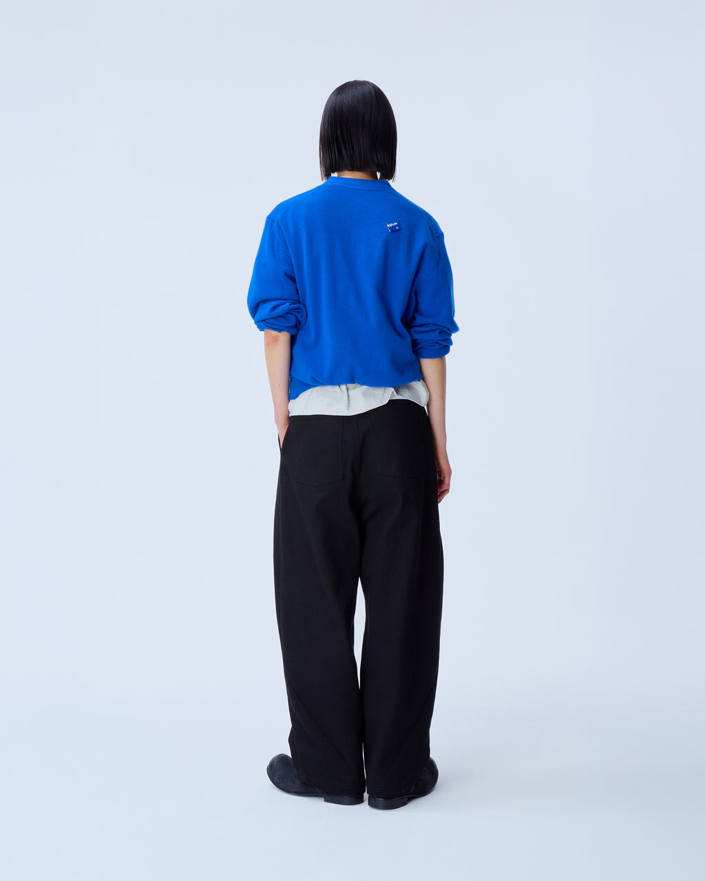 Ader Error - Sig; BL Tag cardigan 01 (Z-Blue) product image 3 | TRAB K-Fashion Australia