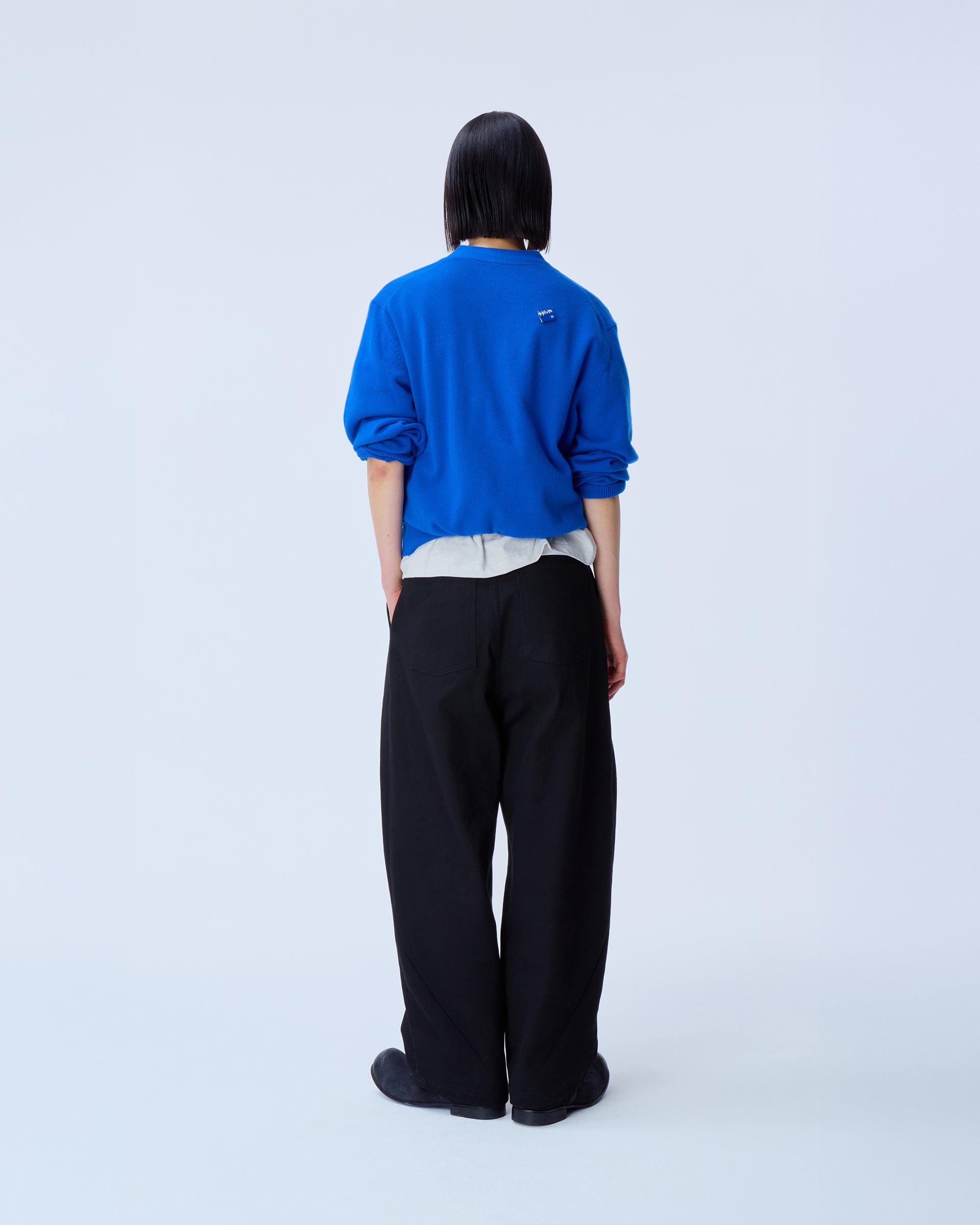 Ader Error - Sig; BL Tag cardigan 01 (Z-Blue) product image 3 | TRAB K-Fashion Australia