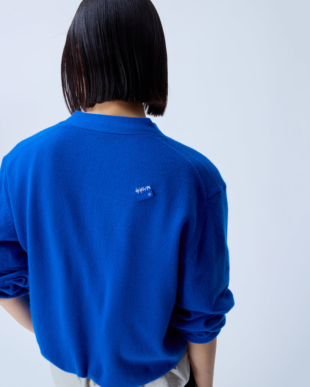 Ader Error - Sig; BL Tag cardigan 01 (Z-Blue) product image 6 | TRAB K-Fashion Australia