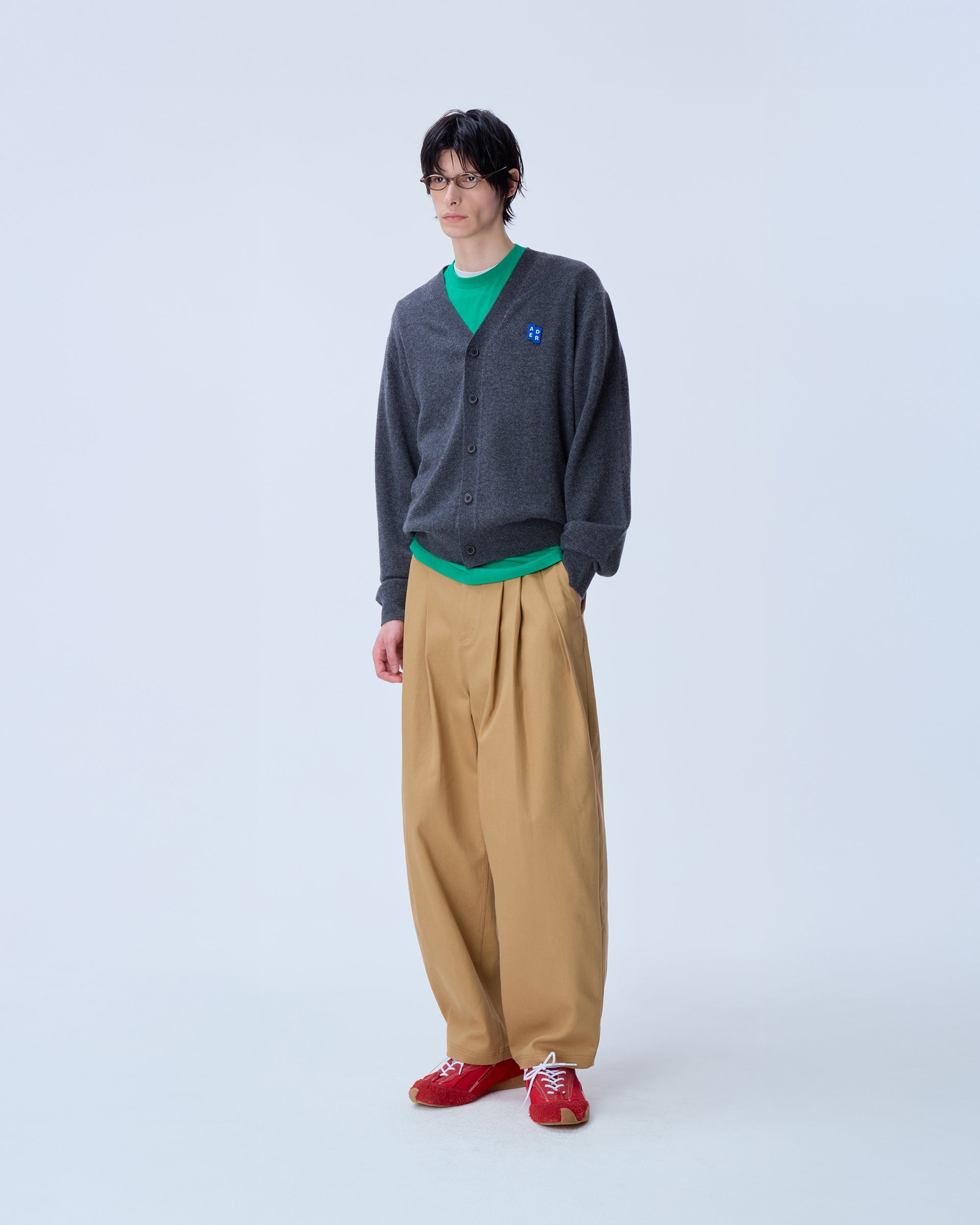 Ader Error - Sig; BL Tag cardigan 01 (Charcoal) product image 9 | TRAB K-Fashion Australia
