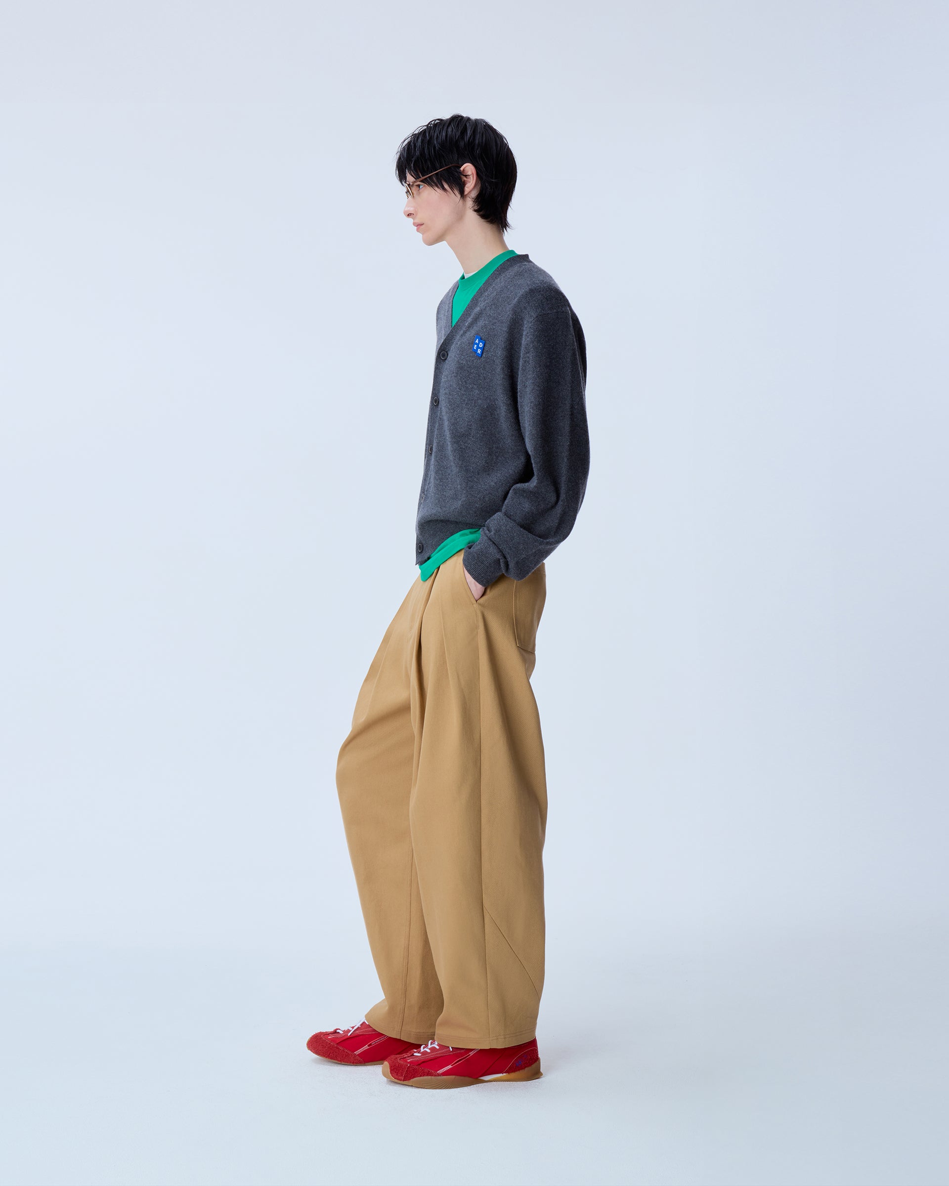 Ader Error - Sig; BL Tag cardigan 01 (Charcoal) product image 10 | TRAB K-Fashion Australia