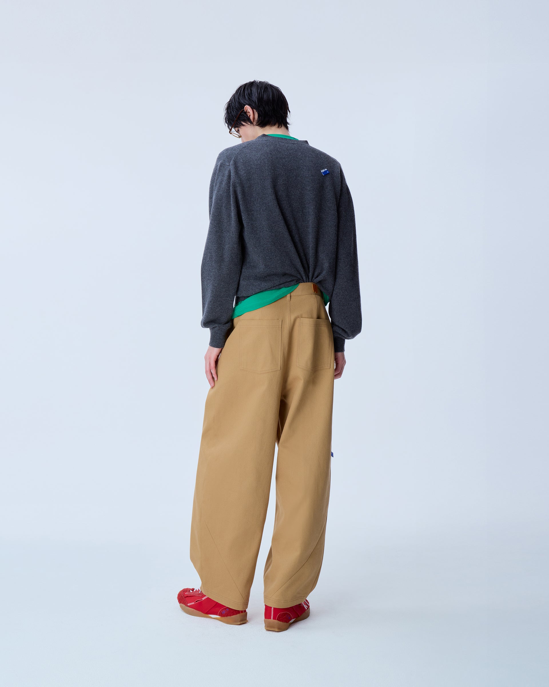 Ader Error - Sig; BL Tag cardigan 01 (Charcoal) product image 11 | TRAB K-Fashion Australia