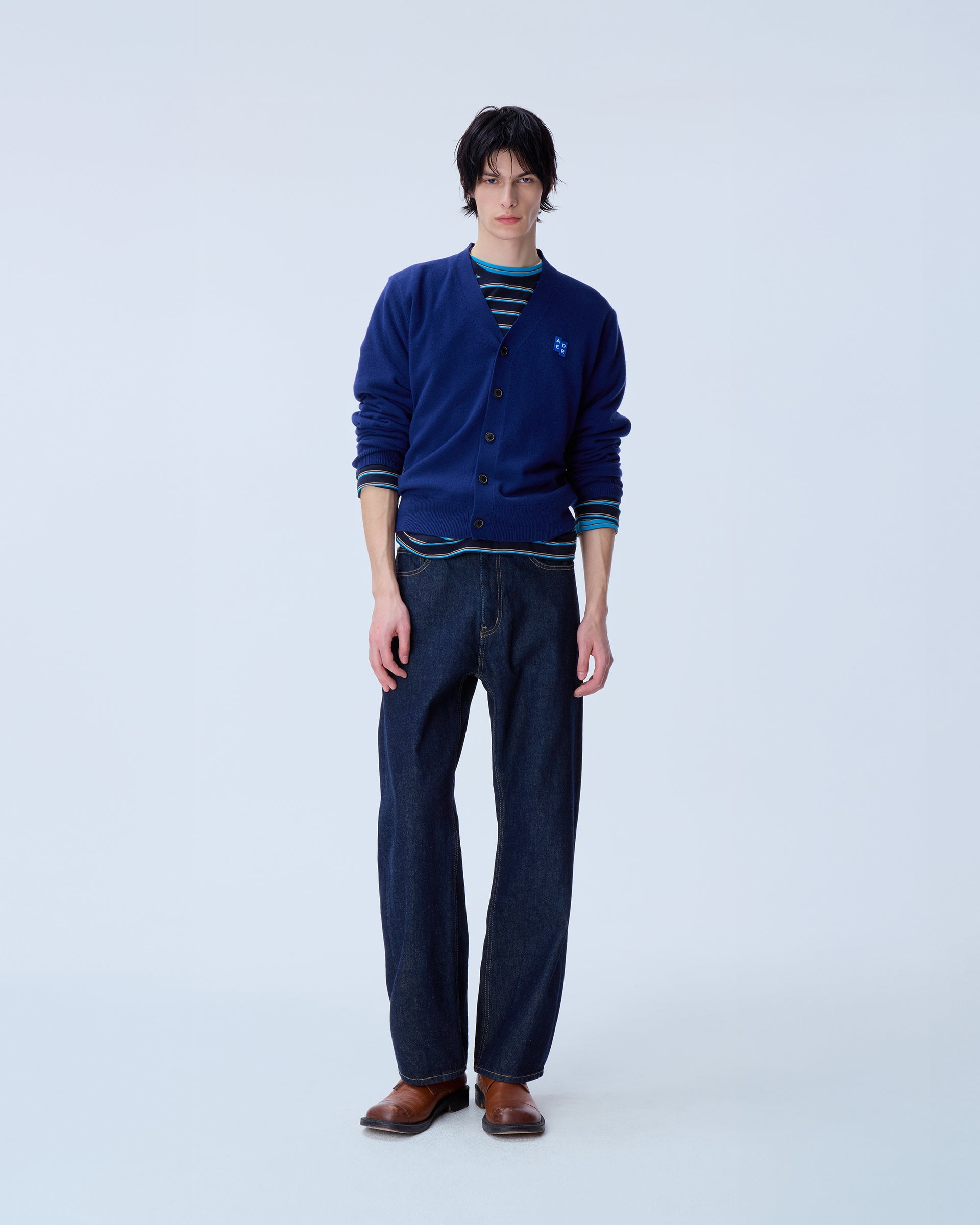 Ader Error - Sig; BL Tag cardigan 01 (Navy) product image 8 | TRAB K-Fashion Australia