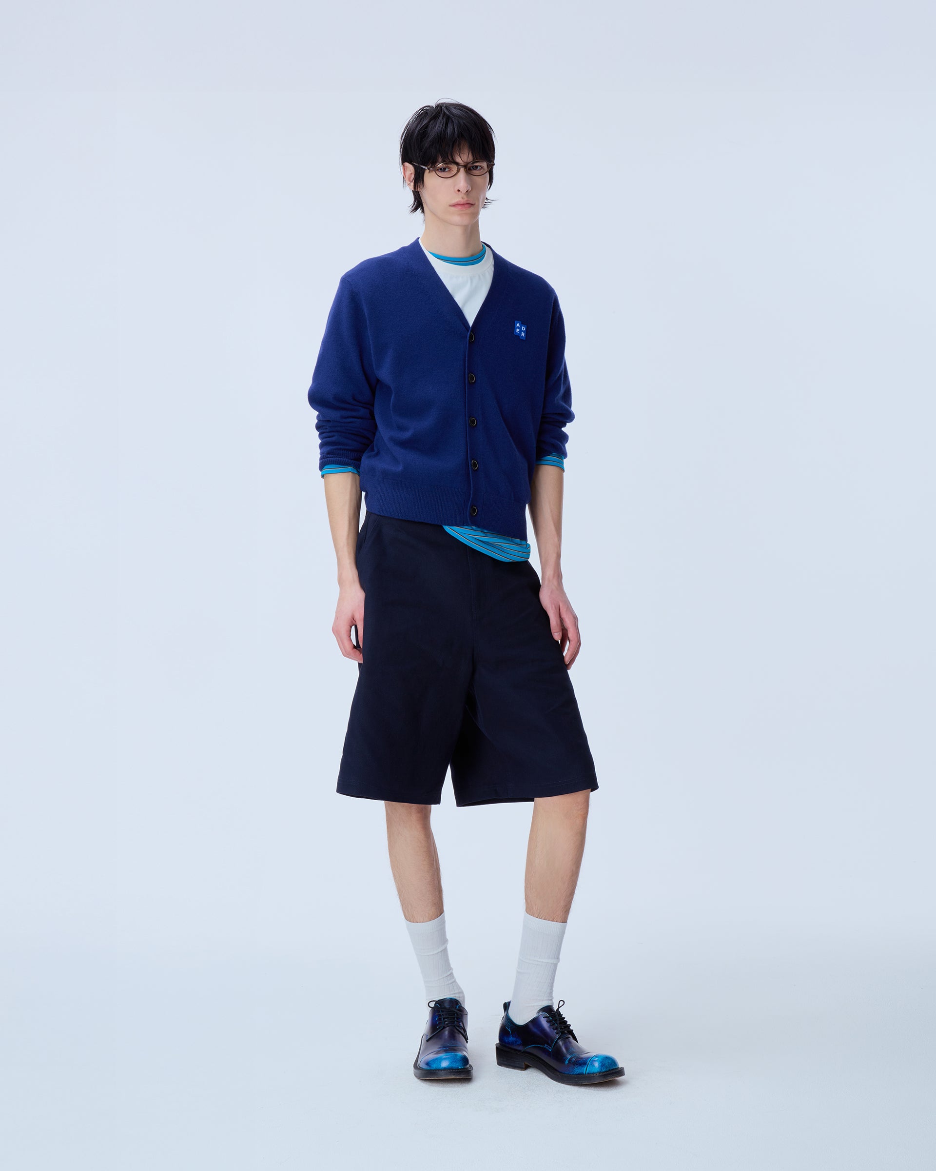 Ader Error - Sig; BL Tag cardigan 01 (Navy) product image 11 | TRAB K-Fashion Australia