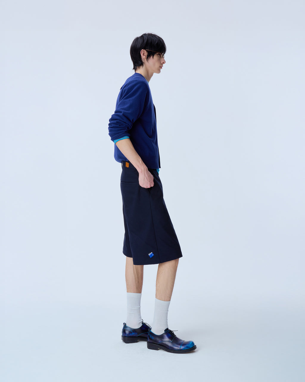 Ader Error - Sig; BL Tag cardigan 01 (Navy) product image 12 | TRAB K-Fashion Australia