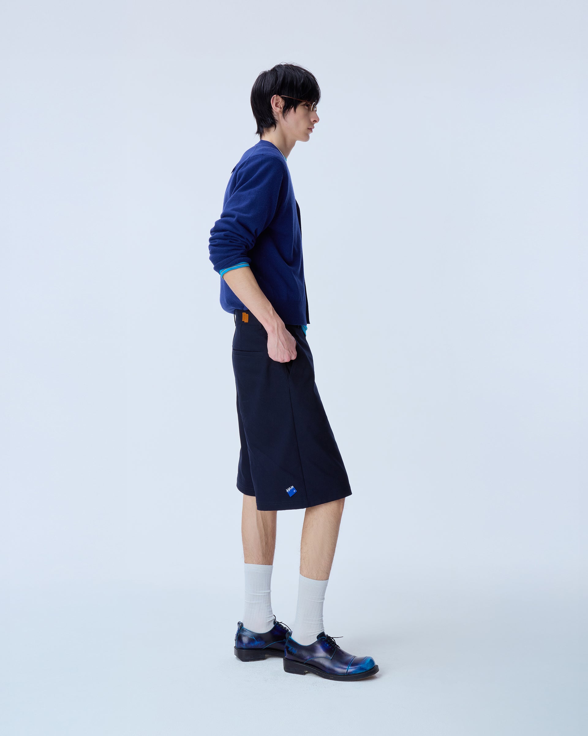 Ader Error - Sig; BL Tag cardigan 01 (Navy) product image 12 | TRAB K-Fashion Australia