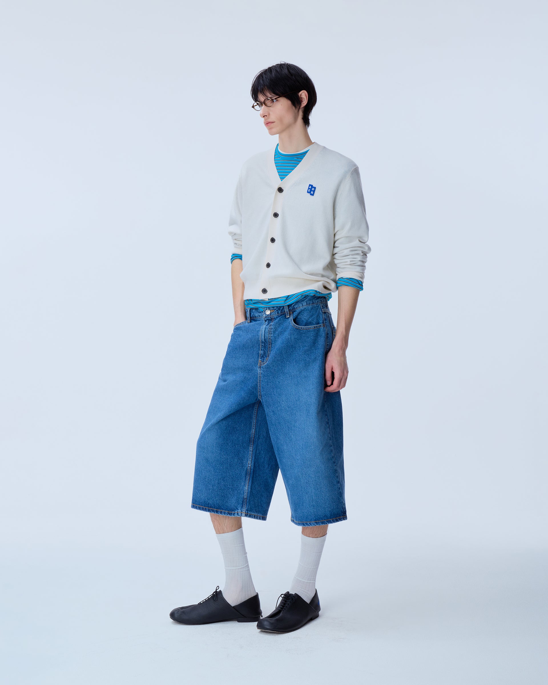 Ader Error - Sig; BL Tag cardigan 01 (Oatmeal) product image 11 | TRAB K-Fashion Australia