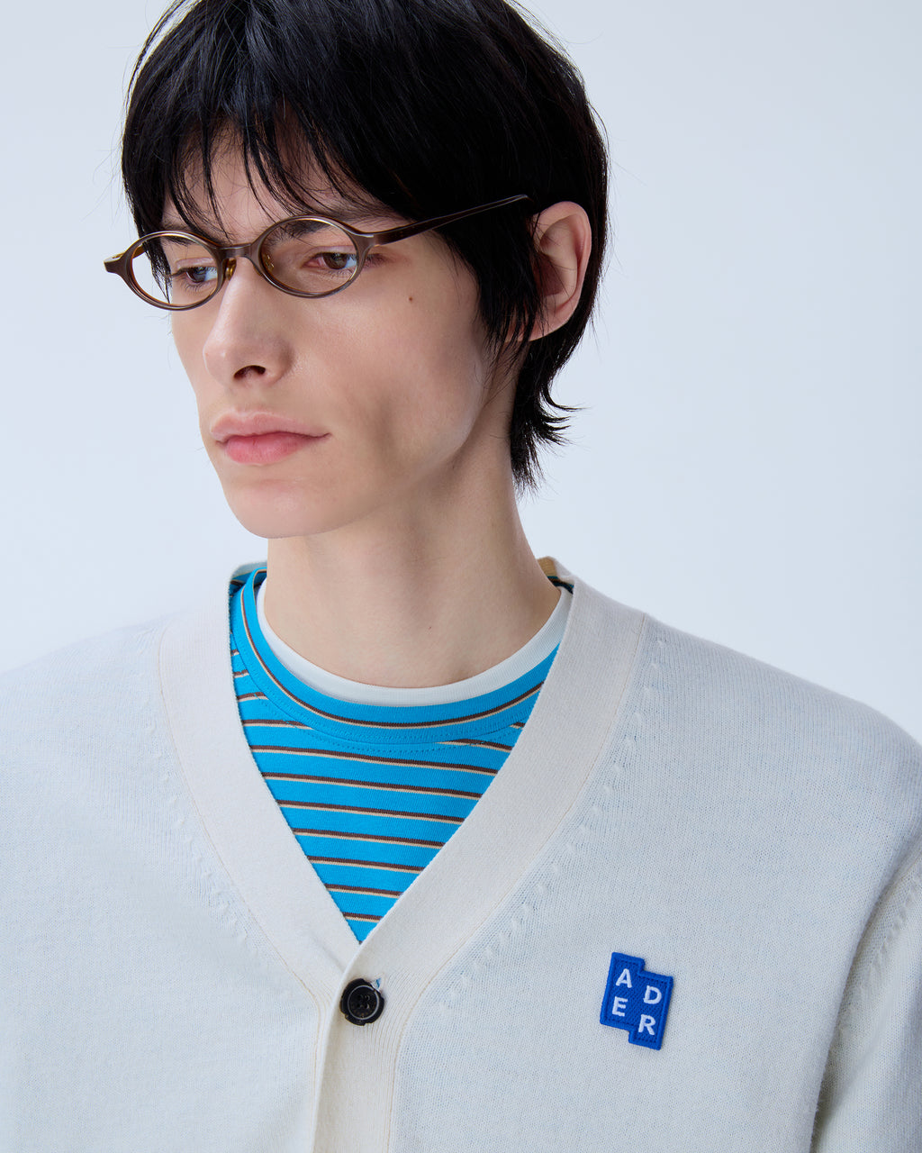 Ader Error - Sig; BL Tag cardigan 01 (Oatmeal) product image 14 | TRAB K-Fashion Australia