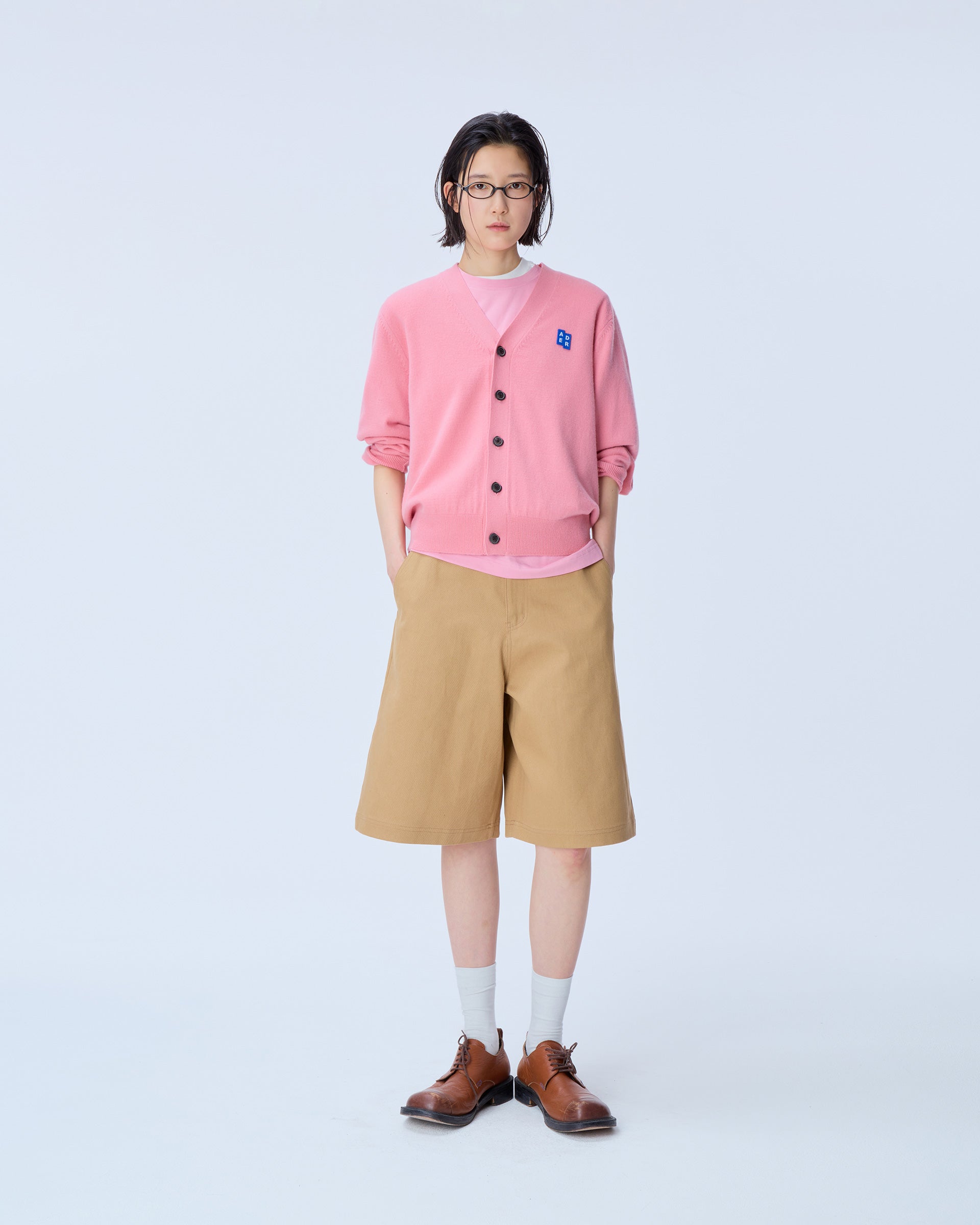Ader Error - Sig; BL Tag cardigan 01 (Pink) product image 1 | TRAB K-Fashion Australia