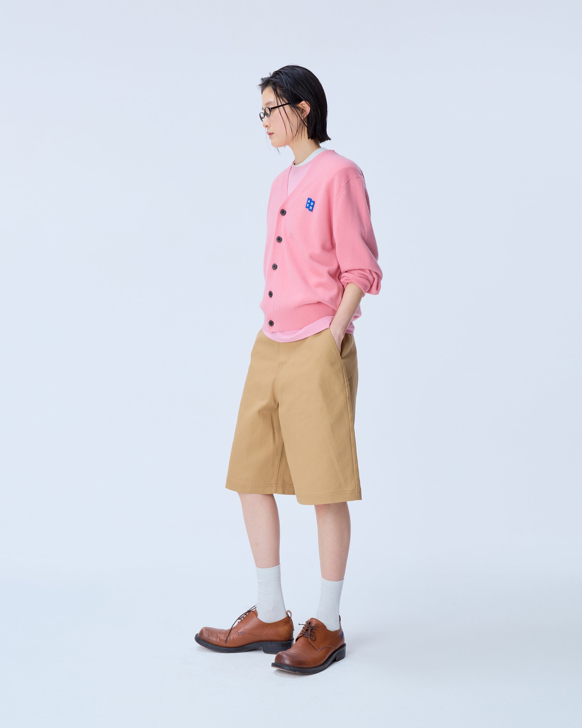 Ader Error - Sig; BL Tag cardigan 01 (Pink) product image 2 | TRAB K-Fashion Australia