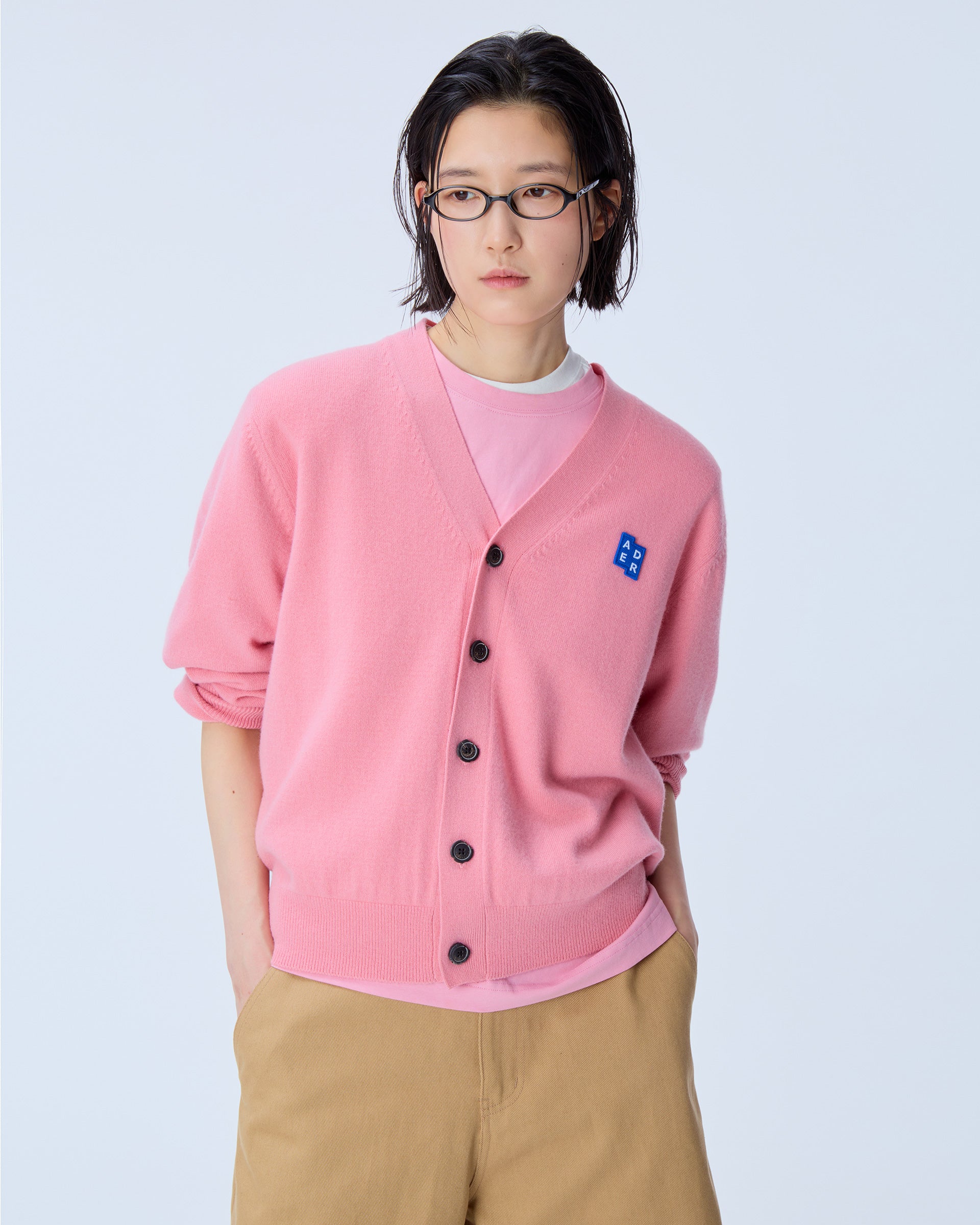 Ader Error - Sig; BL Tag cardigan 01 (Pink) product image 5 | TRAB K-Fashion Australia