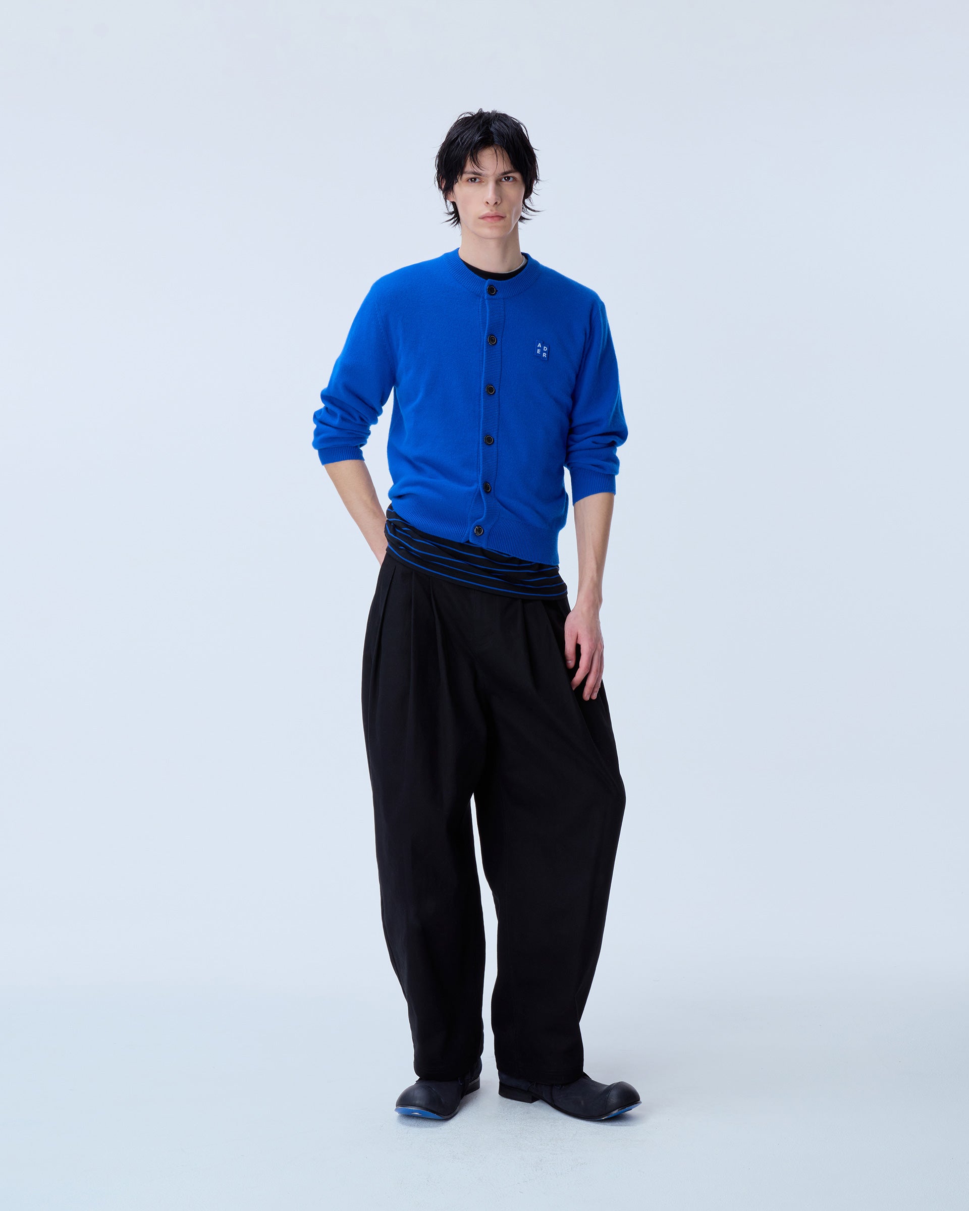 Ader Error - Sig; BL Tag cardigan 02 (Z-Blue) product image 8 | TRAB K-Fashion Australia