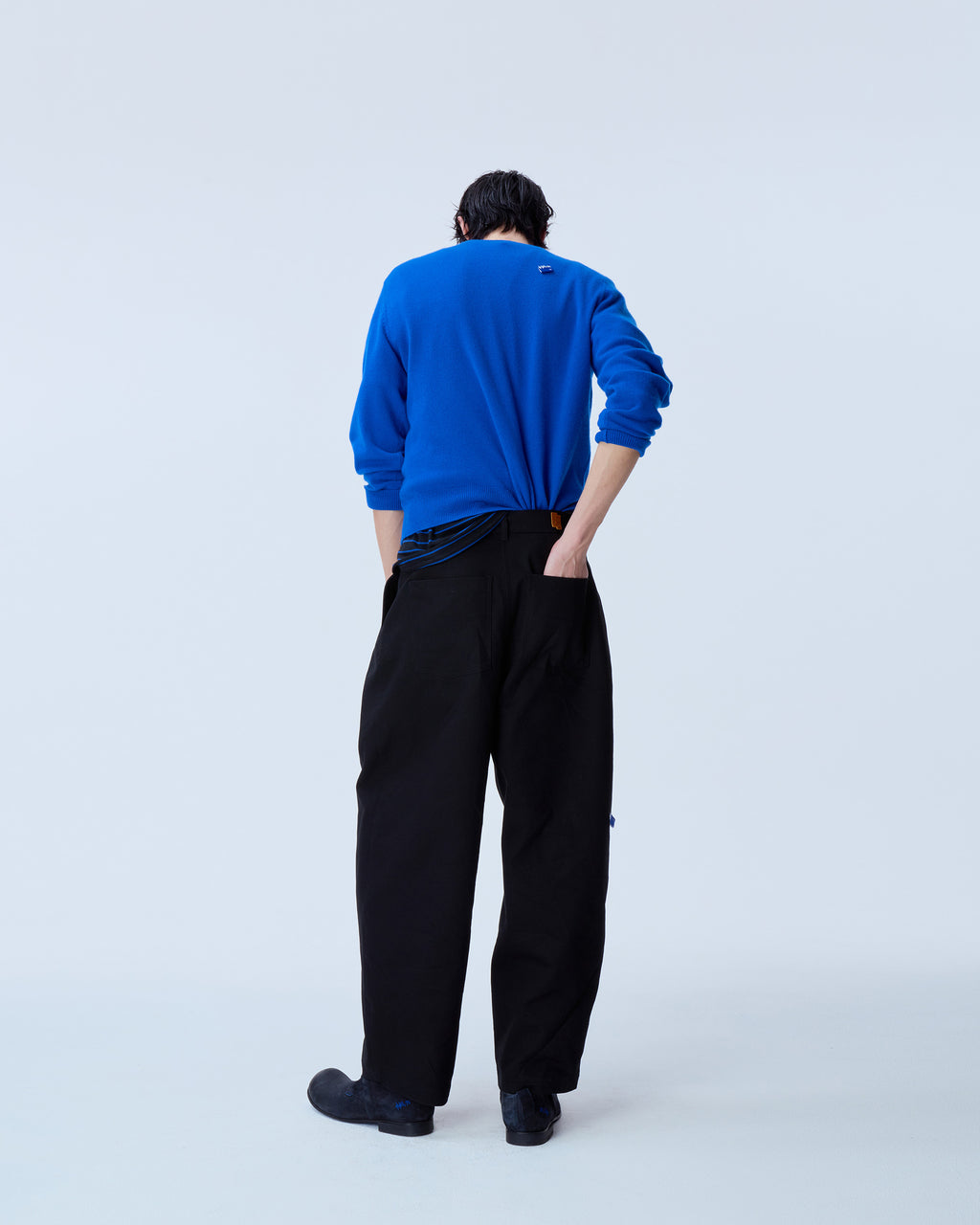 Ader Error - Sig; BL Tag cardigan 02 (Z-Blue) product image 10 | TRAB K-Fashion Australia
