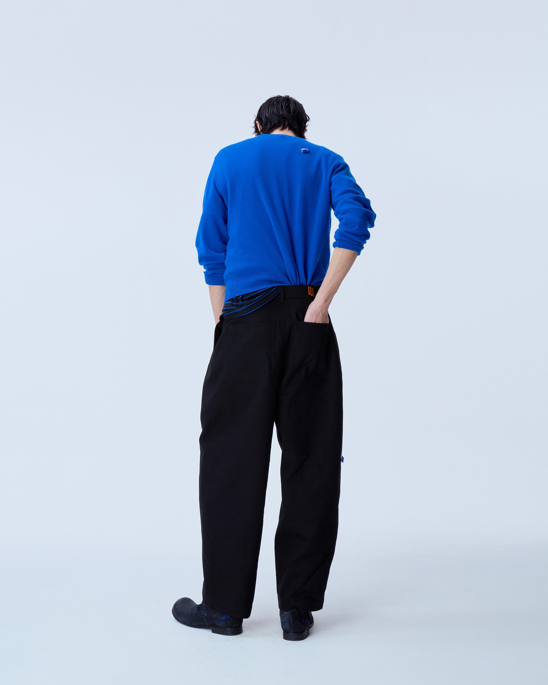 Ader Error - Sig; BL Tag cardigan 02 (Z-Blue) product image 10 | TRAB K-Fashion Australia