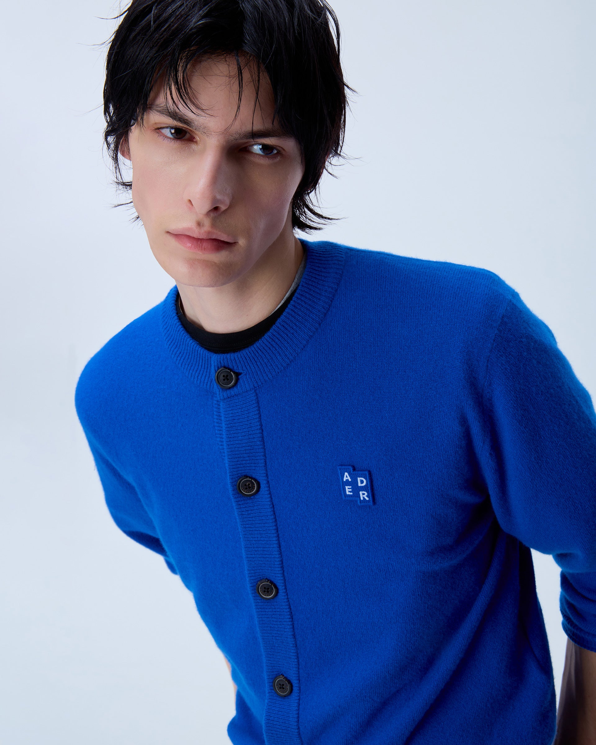 Ader Error - Sig; BL Tag cardigan 02 (Z-Blue) product image 11 | TRAB K-Fashion Australia