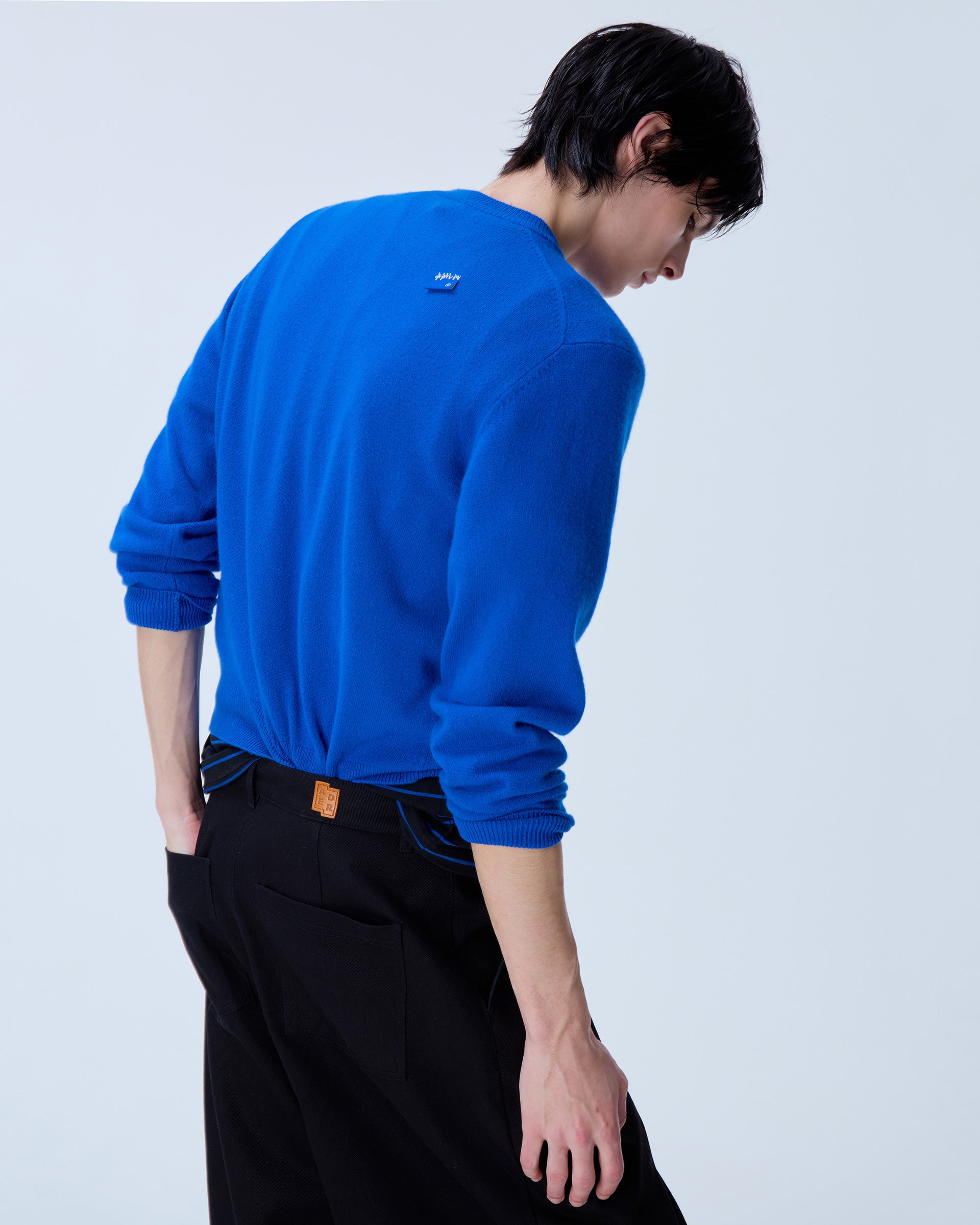 Ader Error - Sig; BL Tag cardigan 02 (Z-Blue) product image 12 | TRAB K-Fashion Australia