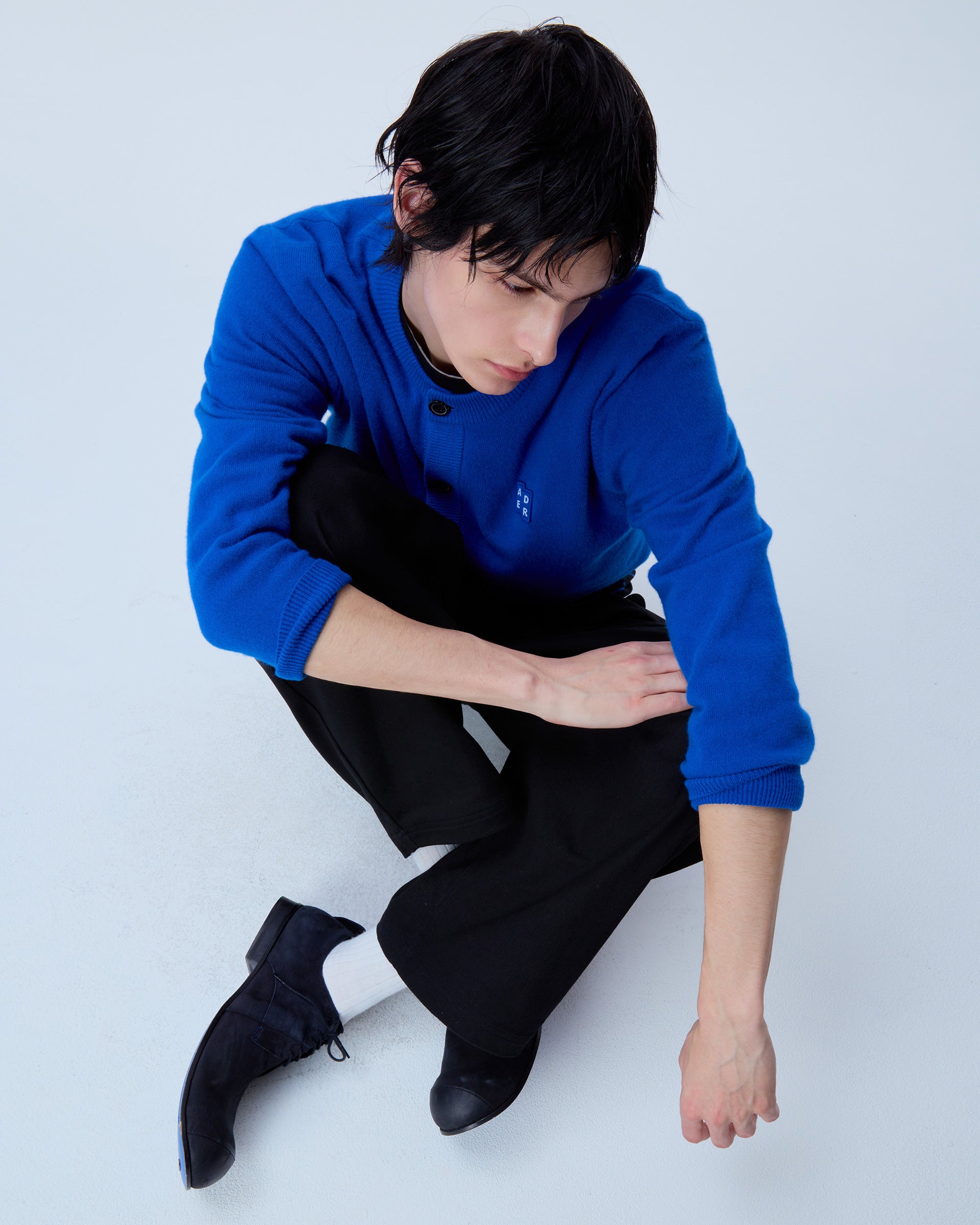 Ader Error - Sig; BL Tag cardigan 02 (Z-Blue) product image 13 | TRAB K-Fashion Australia