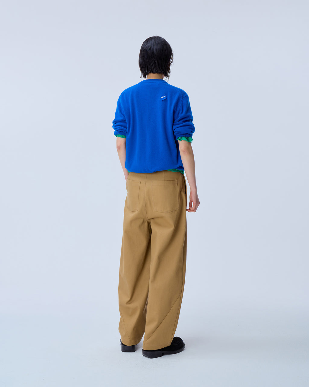 Ader Error - Sig; BL Tag cardigan 02 (Z-Blue) product image 3 | TRAB K-Fashion Australia