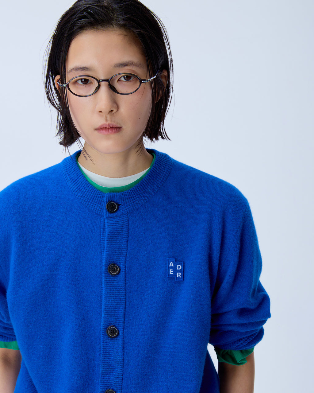 Ader Error - Sig; BL Tag cardigan 02 (Z-Blue) product image 5 | TRAB K-Fashion Australia