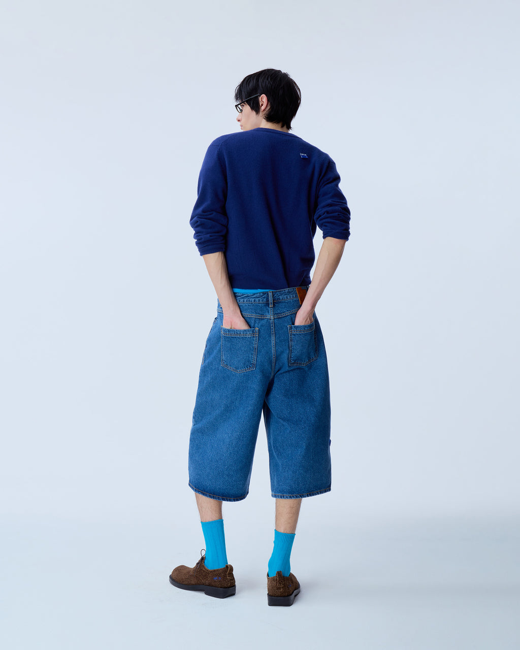 Ader Error - Sig; BL Tag cardigan 02 (Navy) product image 3 | TRAB K-Fashion Australia