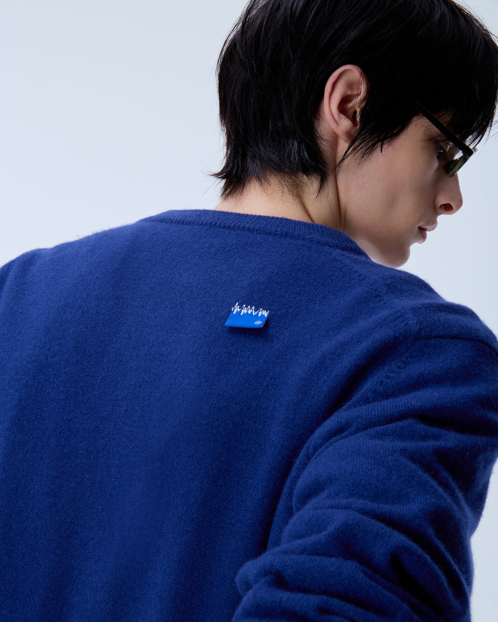 Ader Error - Sig; BL Tag cardigan 02 (Navy) product image 13 | TRAB K-Fashion Australia