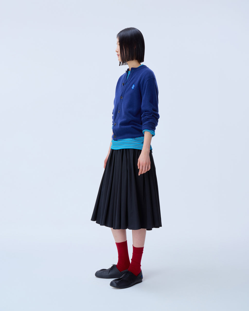 Ader Error - Sig; BL Tag cardigan 02 (Navy) product image 8 | TRAB K-Fashion Australia