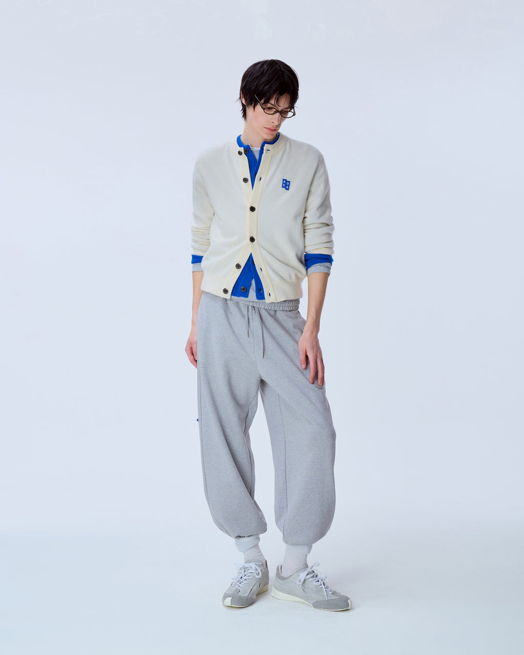 Ader Error - Sig; BL Tag cardigan 02 (Oatmeal) product image 8 | TRAB K-Fashion Australia