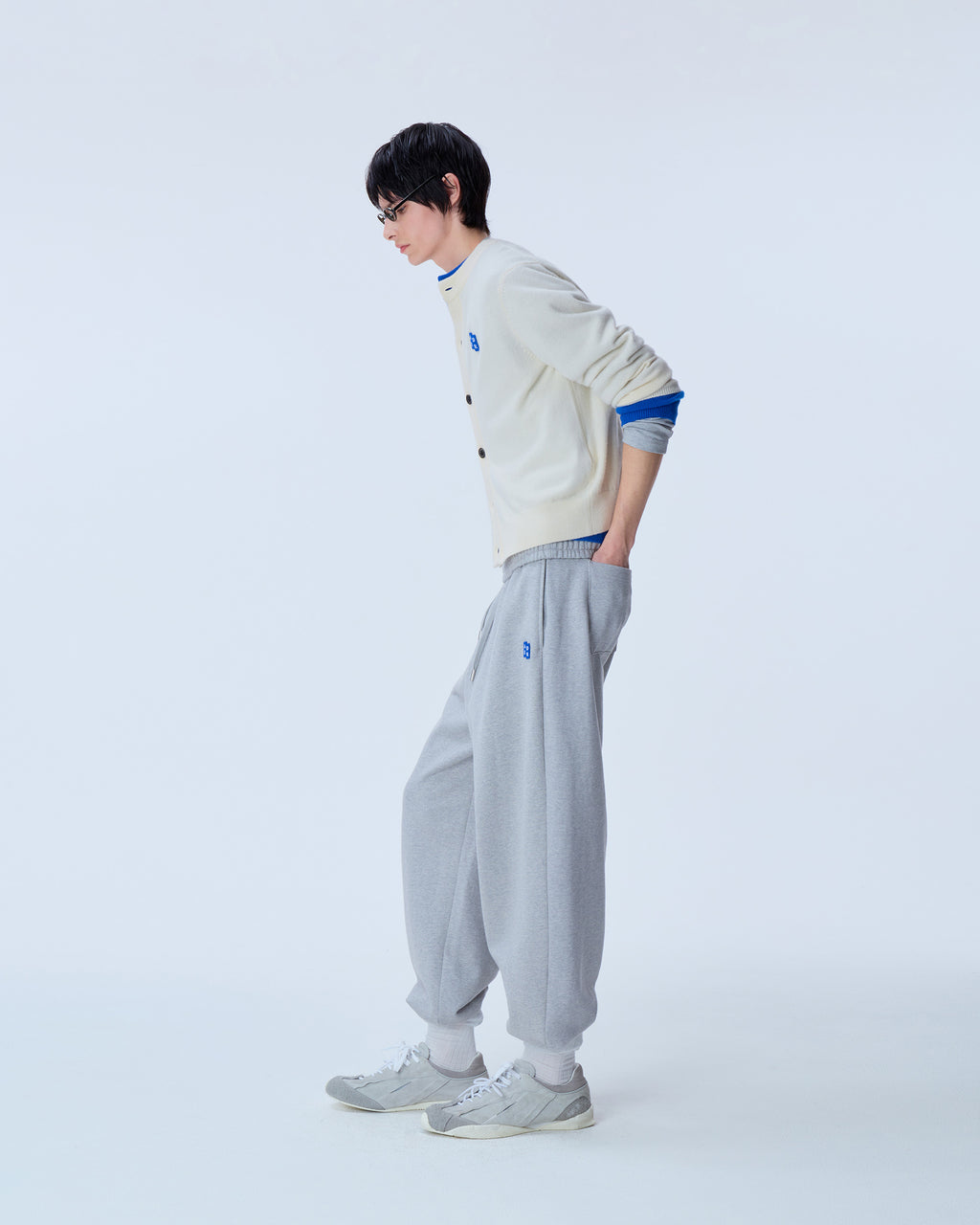 Ader Error - Sig; BL Tag cardigan 02 (Oatmeal) product image 9 | TRAB K-Fashion Australia
