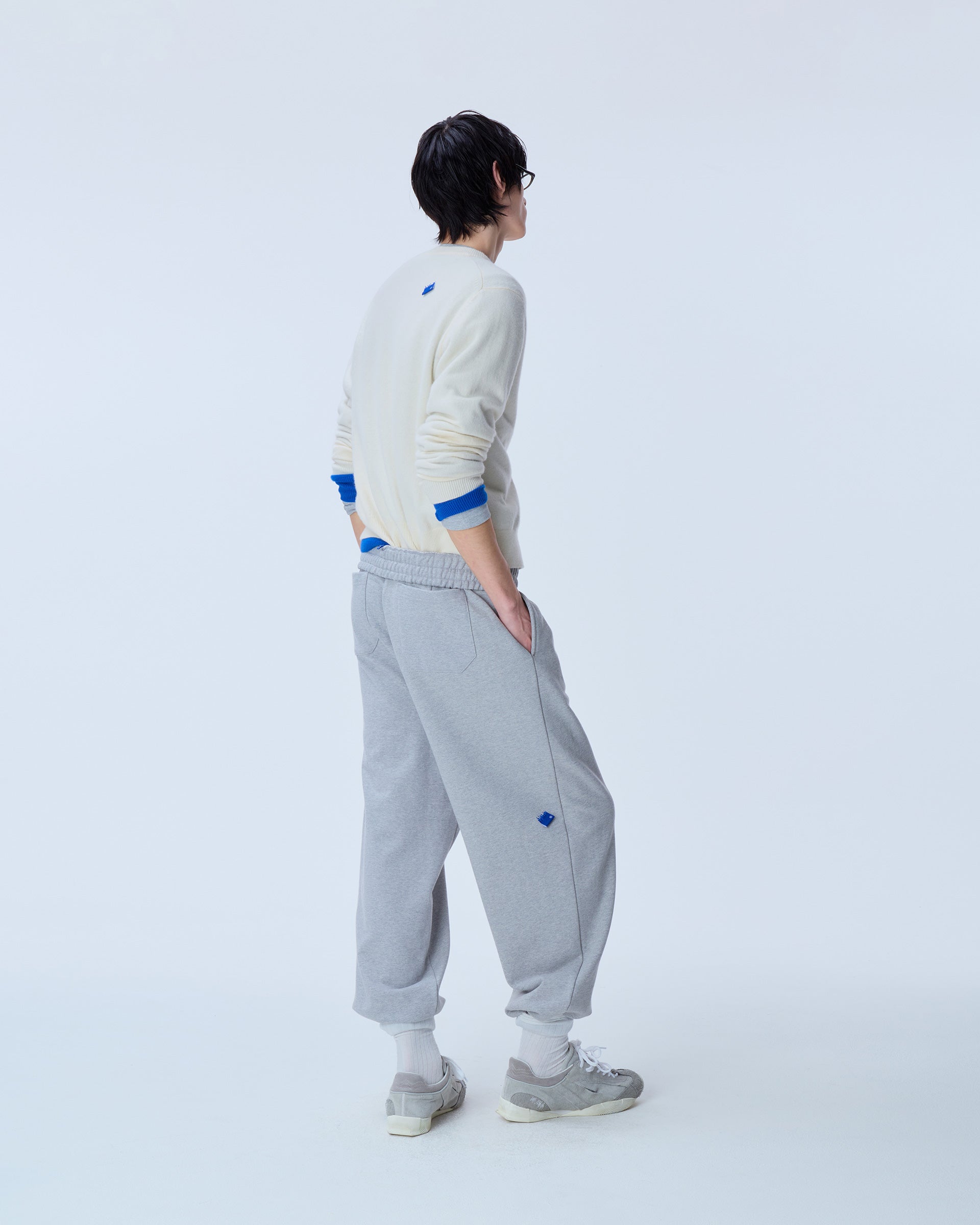 Ader Error - Sig; BL Tag cardigan 02 (Oatmeal) product image 10 | TRAB K-Fashion Australia