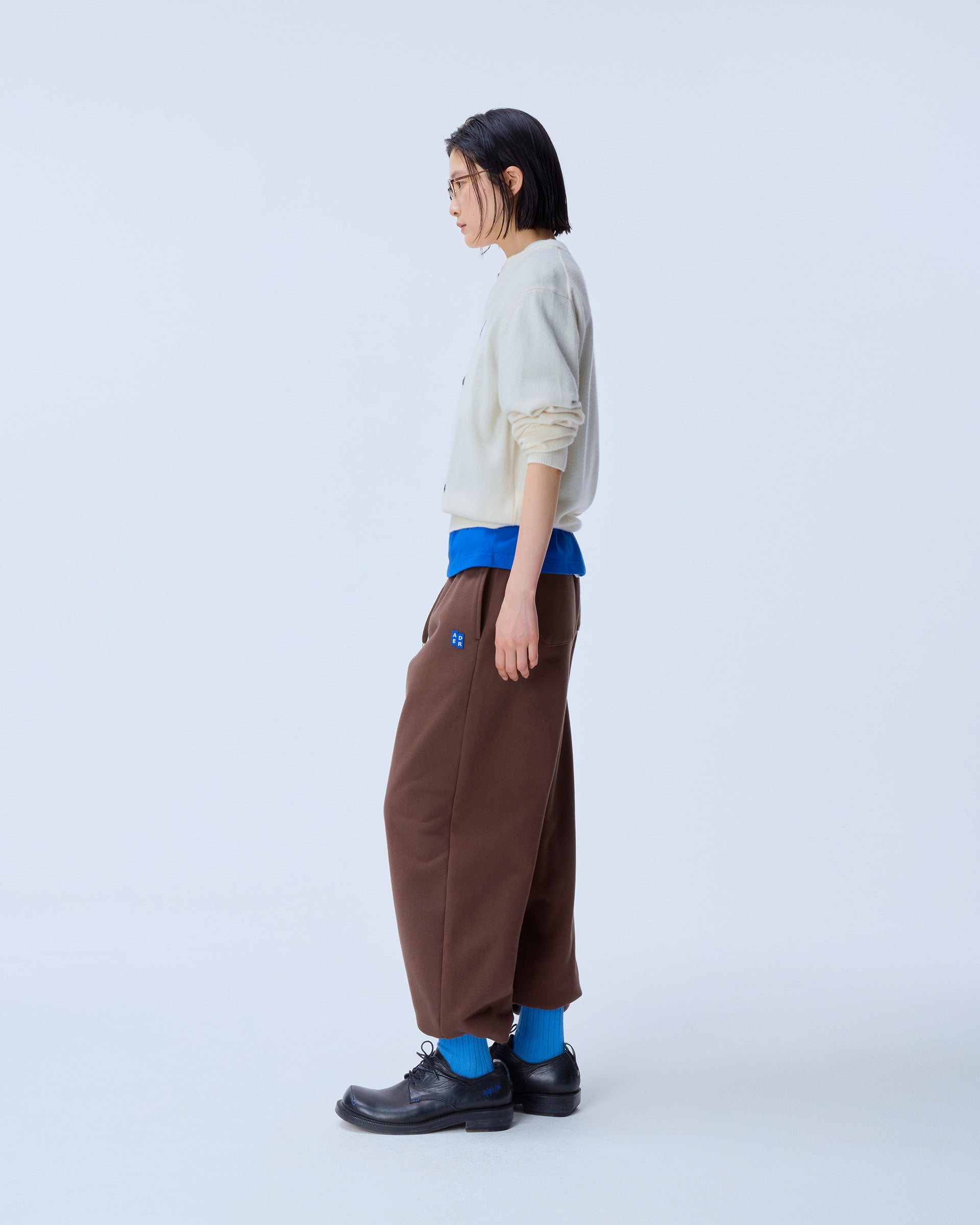 Ader Error - Sig; BL Tag cardigan 02 (Oatmeal) product image 2 | TRAB K-Fashion Australia