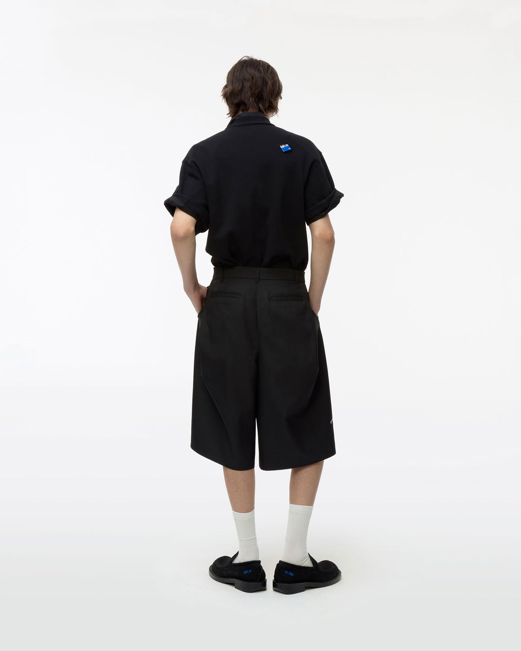 Ader Error - Sig; BL Tag polo t-shirt 01 (Noir) product image 8 | TRAB K-Fashion Australia