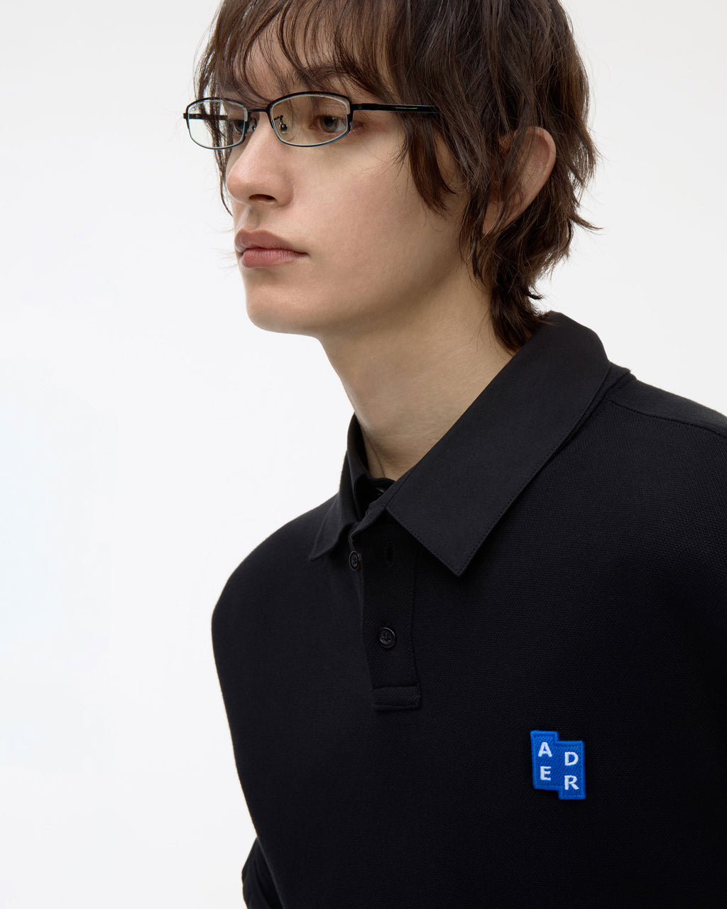 Ader Error - Sig; BL Tag polo t-shirt 01 (Noir) product image 10 | TRAB K-Fashion Australia