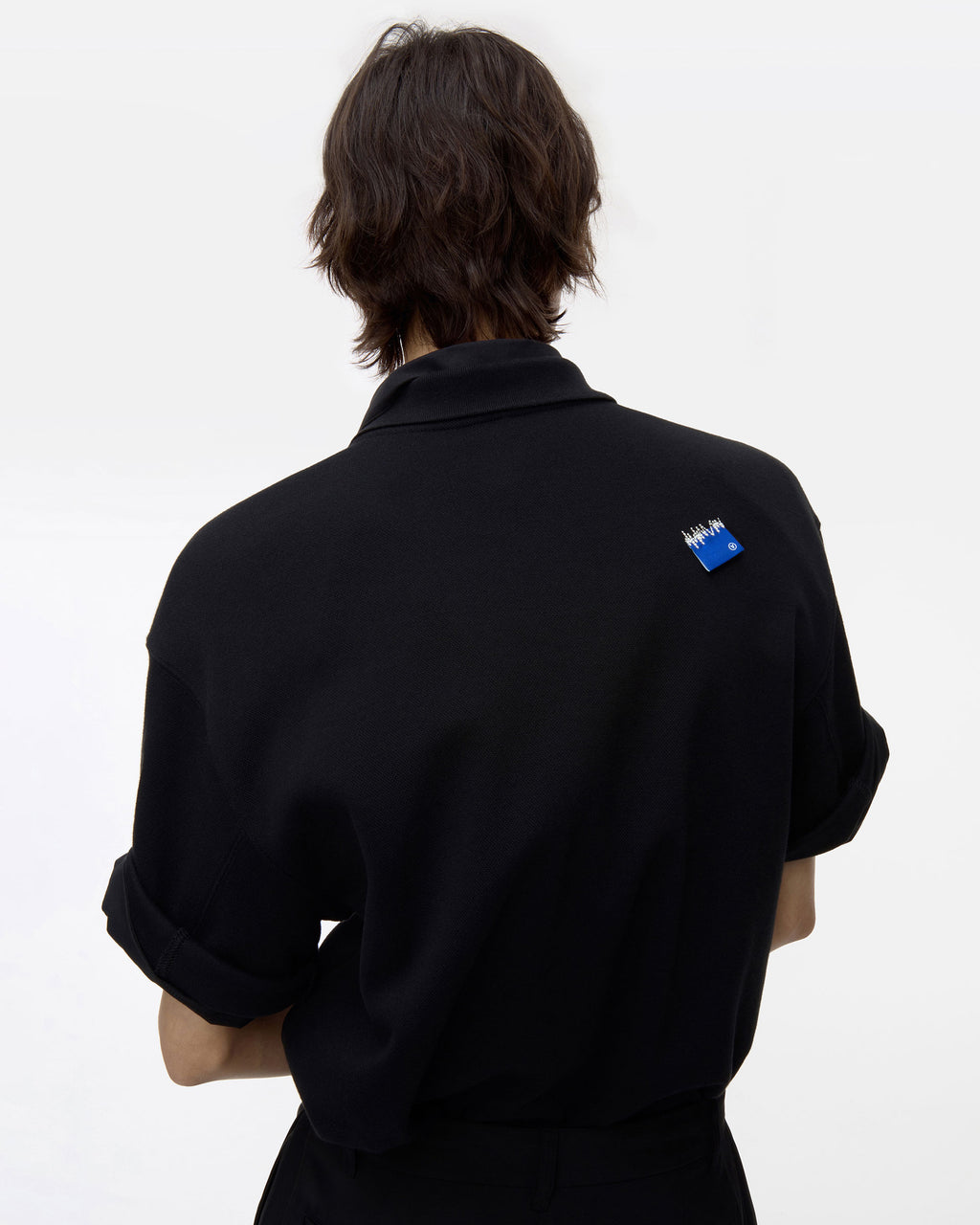 Ader Error - Sig; BL Tag polo t-shirt 01 (Noir) product image 11 | TRAB K-Fashion Australia