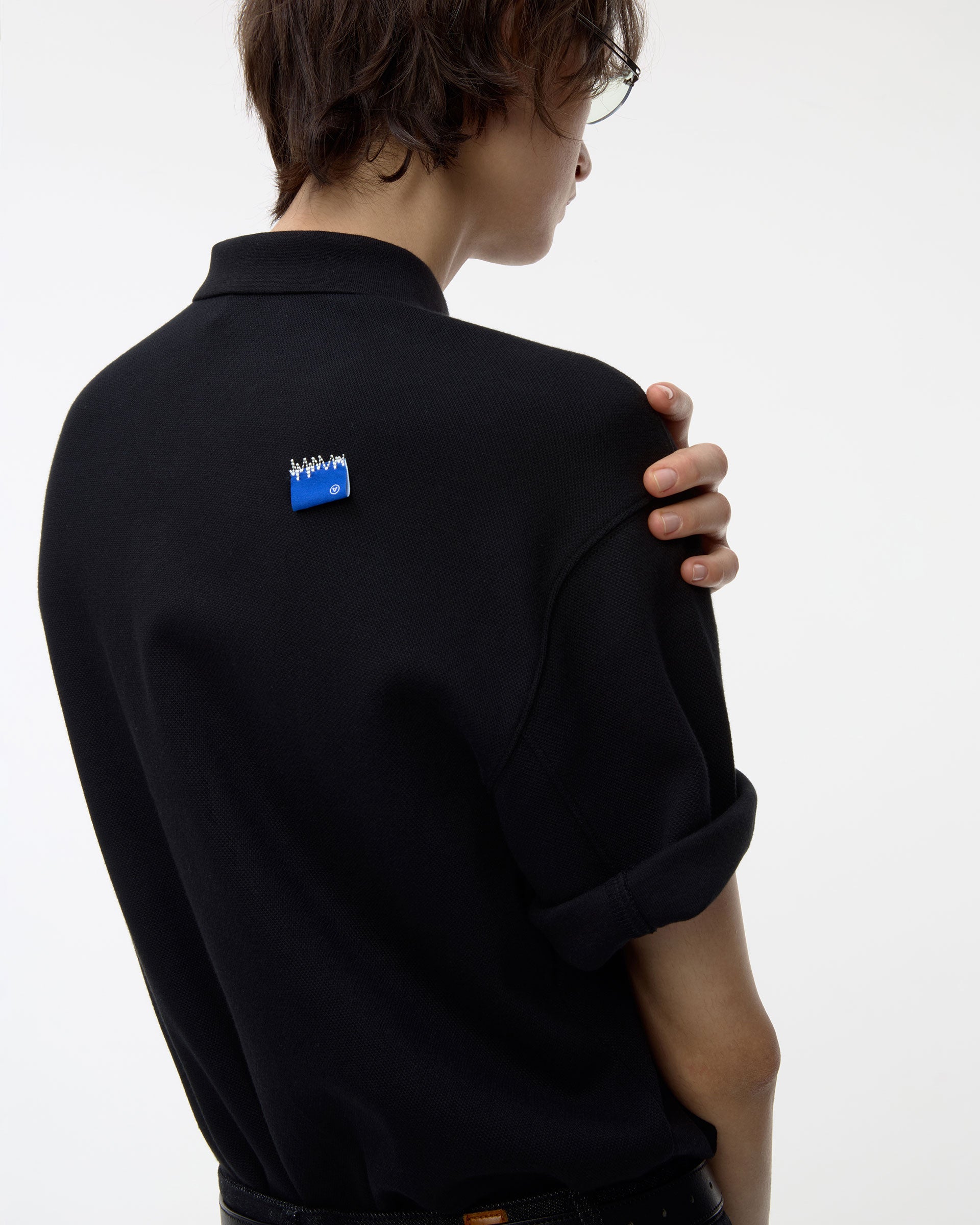 Ader Error - Sig; BL Tag polo t-shirt 02 (Noir) product image 13 | TRAB K-Fashion Australia