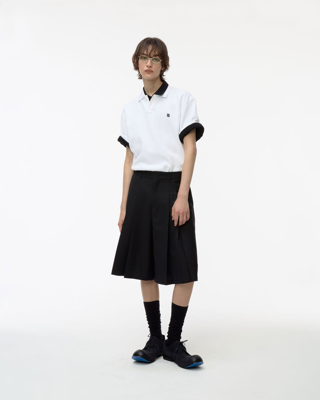 Ader Error - Sig; BL Tag polo t-shirt 02 (Off White) product image 9 | TRAB K-Fashion Australia