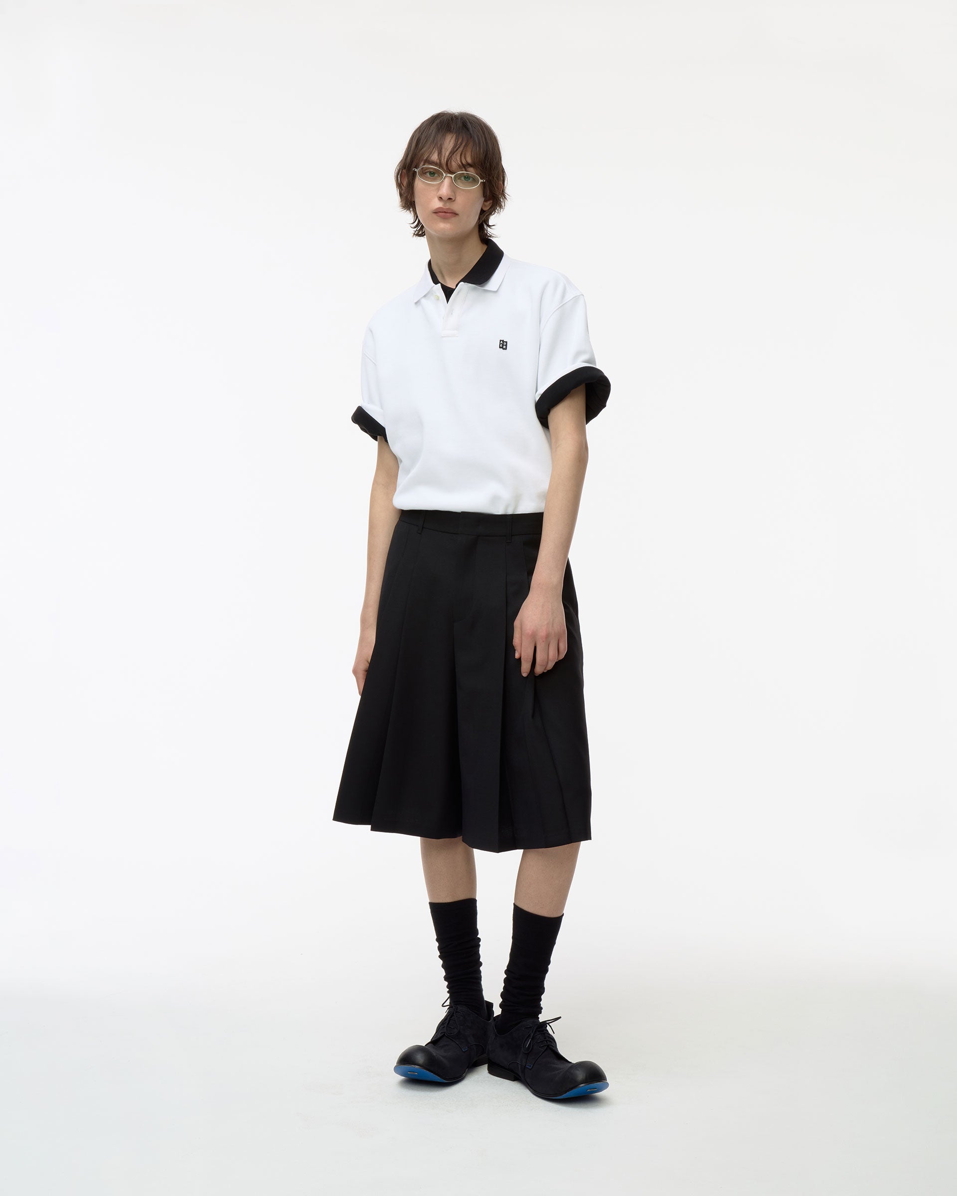 Ader Error - Sig; BL Tag polo t-shirt 02 (Off White) product image 9 | TRAB K-Fashion Australia
