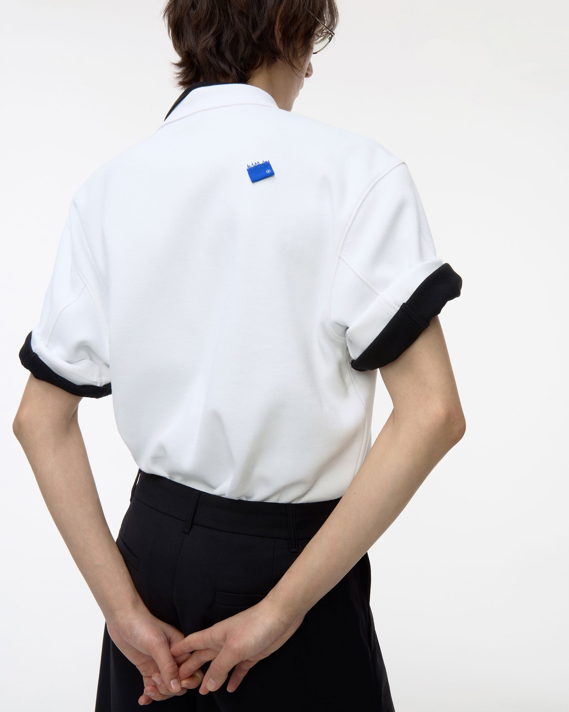 Ader Error - Sig; BL Tag polo t-shirt 02 (Off White) product image 13 | TRAB K-Fashion Australia