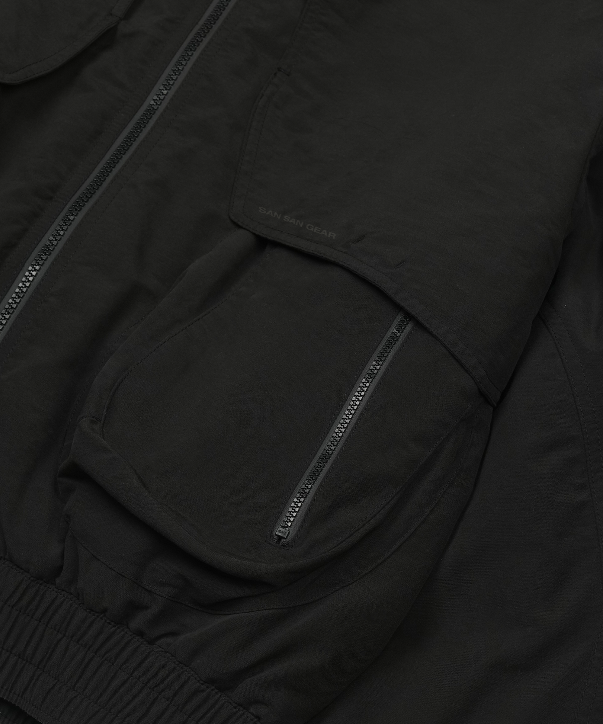 San San Gear - Bomber Jacket (Black) product image 5 | TRAB K-Fashion Australia