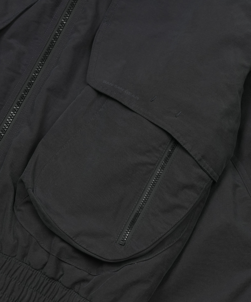 San San Gear - Bomber Jacket (Washed Navy) product image 5 | TRAB K-Fashion Australia