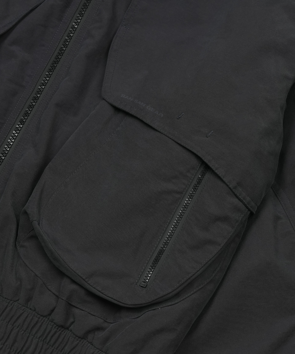 San San Gear - Bomber Jacket (Washed Navy) product image 5 | TRAB K-Fashion Australia