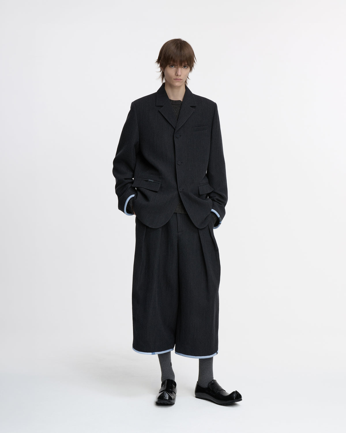 Ader Error - Blazer Product. 1 (Charcoal) product image 1 | TRAB K-Fashion Australia