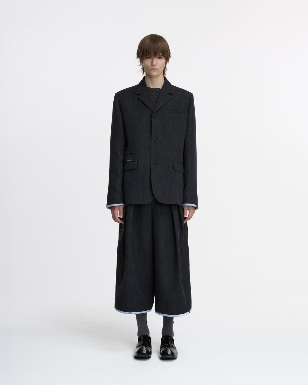 Ader Error - Blazer Product. 1 (Charcoal) product image 2 | TRAB K-Fashion Australia