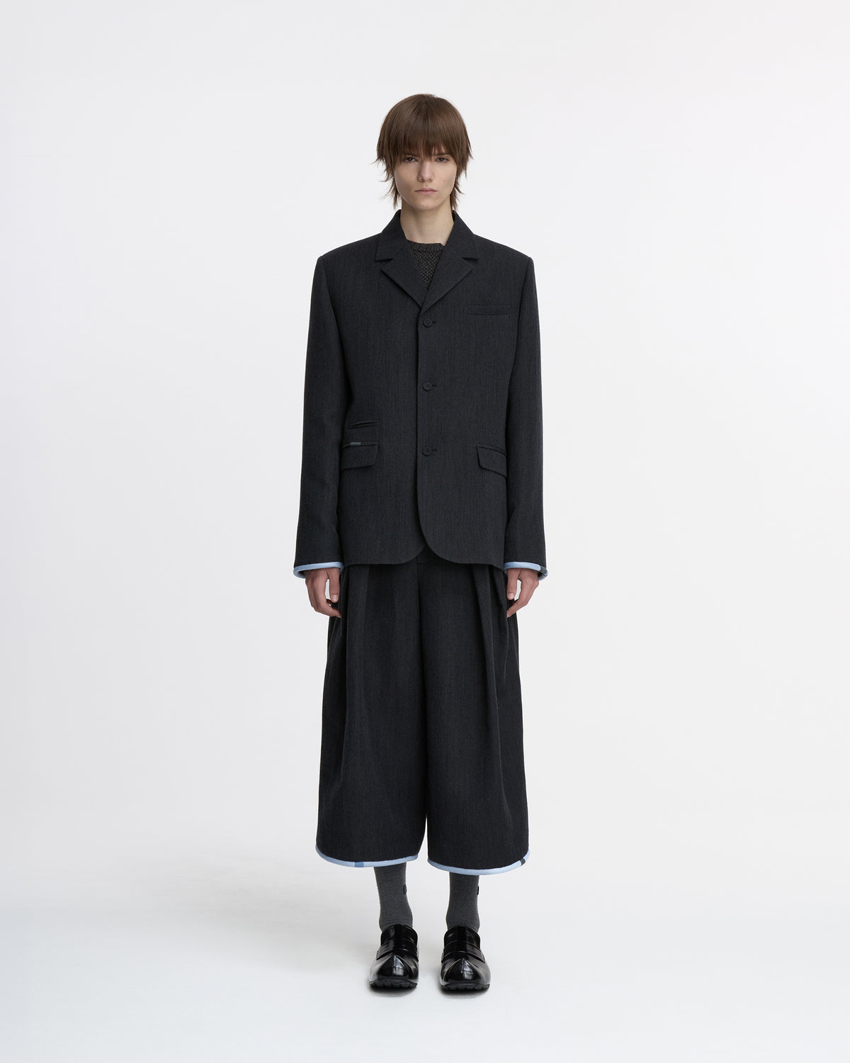 Ader Error - Blazer Product. 1 (Charcoal) product image 2 | TRAB K-Fashion Australia