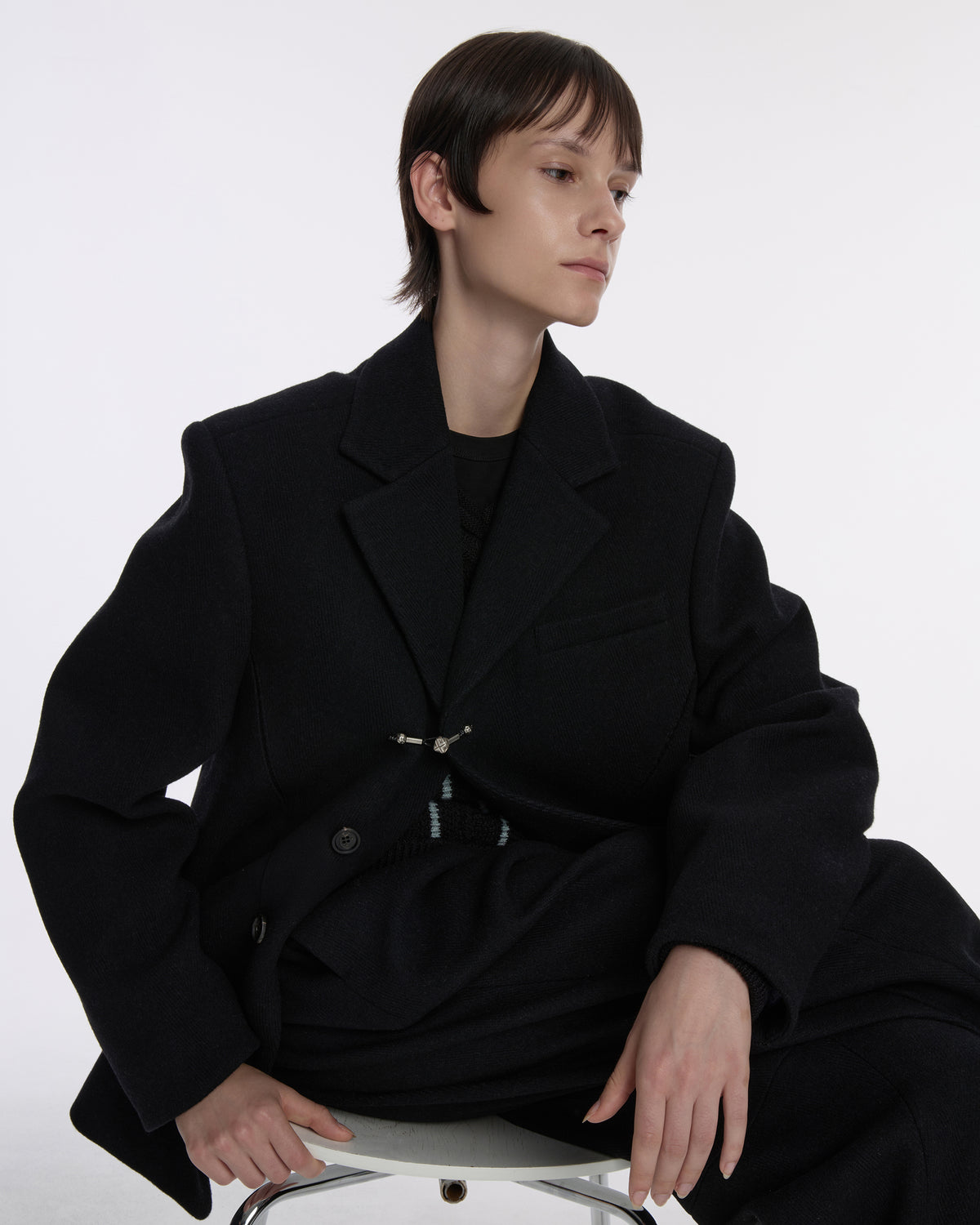 Ader Error - Blazer Product. 2 (Noir) product image 6 | TRAB K-Fashion Australia