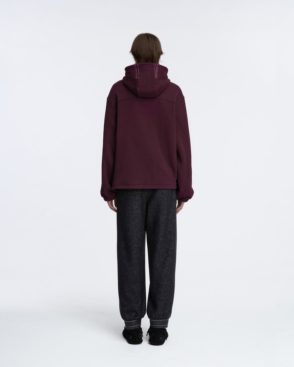 Ader Error - Hoodie Product. 19 (Burgundy) product image 3 | TRAB K-Fashion Australia