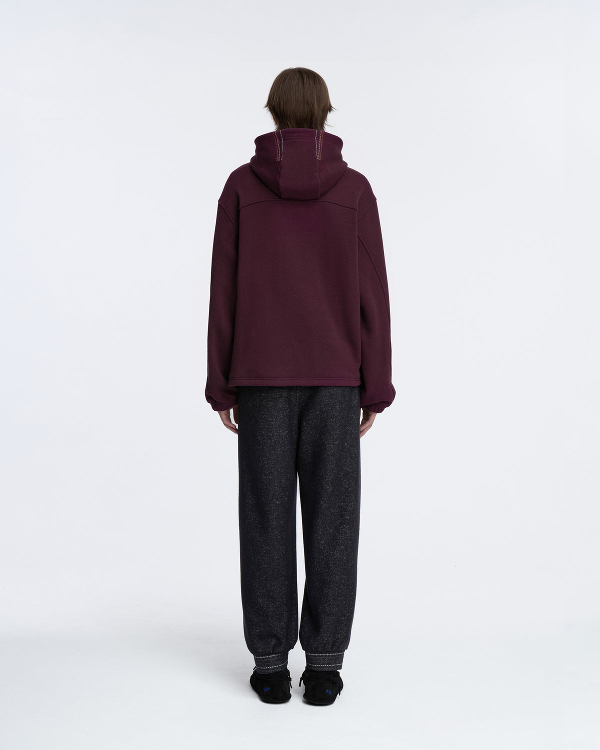 Ader Error - Hoodie Product. 19 (Burgundy) product image 3 | TRAB K-Fashion Australia