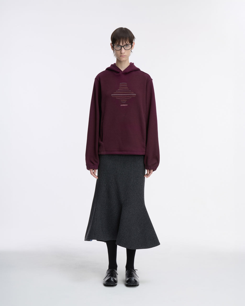 Ader Error - Hoodie Product. 19 (Burgundy) product image 7 | TRAB K-Fashion Australia