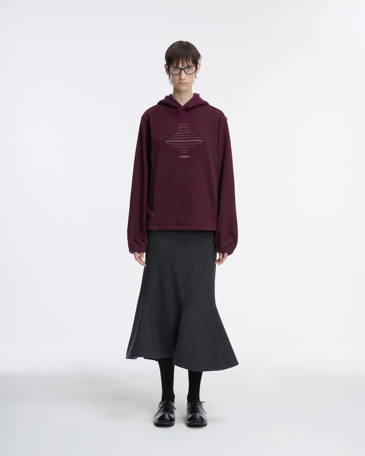 Ader Error - Hoodie Product. 19 (Burgundy) product image 7 | TRAB K-Fashion Australia