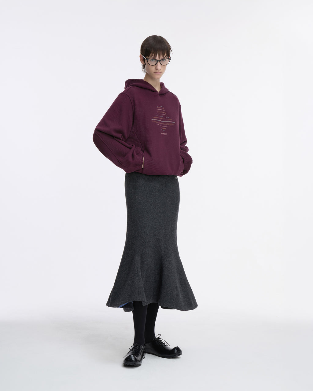 Ader Error - Hoodie Product. 19 (Burgundy) product image 9 | TRAB K-Fashion Australia