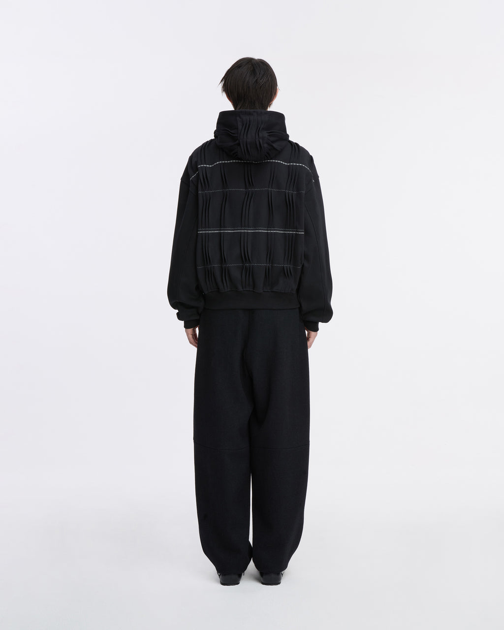 Ader Error - Hoodie zip-up Product. 20 (Noir) product image 3 | TRAB K-Fashion Australia